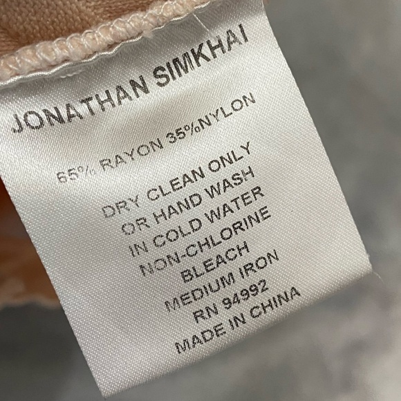 Jonathan Simkhai Angie Cut Out Tank Crop Top sports bra 28982 - Picture 6 of 7